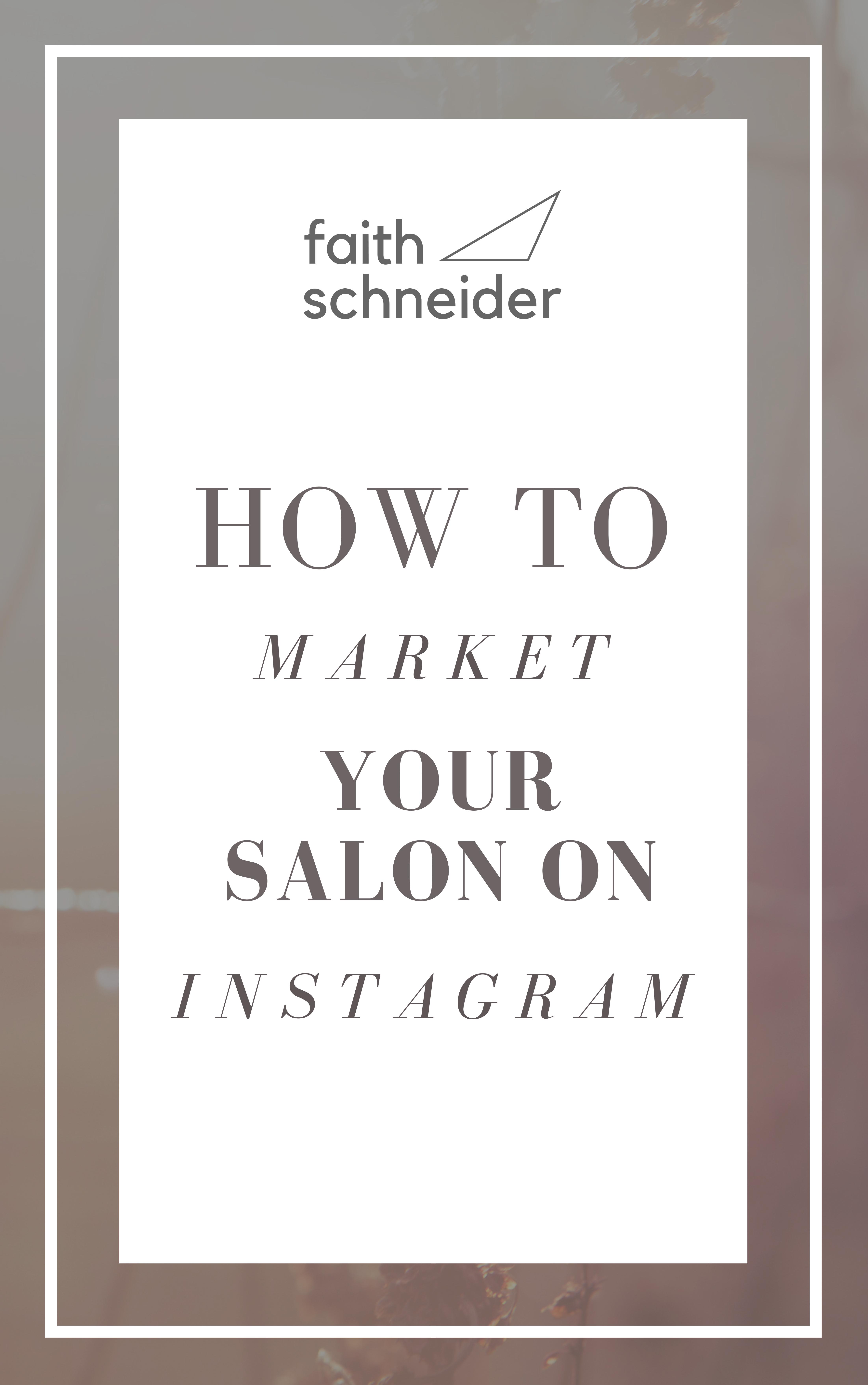 how to market salon hair stylist on instagram cody schneider